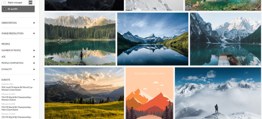 getty images image mountain search with filters