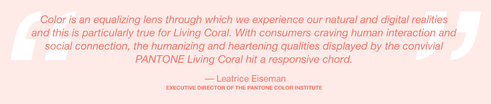 pantone quote on color of the year