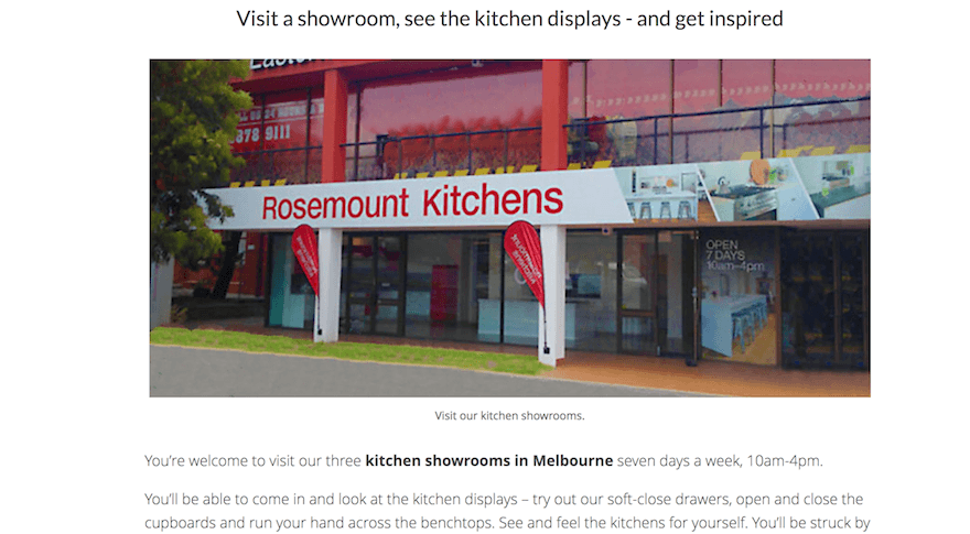 Rosemount Kitchens screenshot